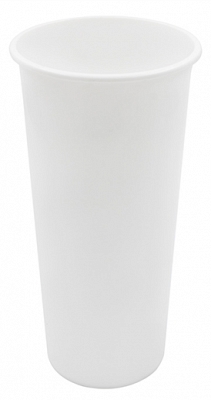 Flower vase "Sinty" , snow-white